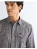 Wrangler Langarmhemd Western in Red Indigo