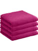 REDBEST Frottier, Leichtfrottier Duschtuch 4er-Pack Oceanside in fuchsia