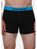 Bruno Banani Retro Short / Pant Flowing in Aqua Blue / Schwarz