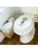 Mr. & Mrs. Panda Motiv WC Sitz Kaktus Wut mit Spruch in Weiß