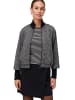 Zero  Jacke Fischgrät mit Stehkragen in BlackCream