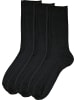 Erwin Müller Baumwolle Unisex-Socken 3 Paar in schwarz