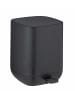 Wenko Treteimer Mod. Davos, Schwarz 6,5 L, Treteimer Davos, Schwarz 6,5 L in Schwarz