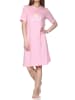NORMANN Kurzarm Nachthemd Cupcake in rosa