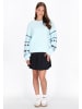 myMo Women Sweater in aqua