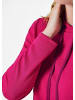 GOLDNER Sweatshirt Langarm Viskose-Pullover, Stehbund in beere