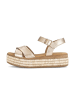 Gabor Plateau Sandalen in gold