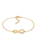 Elli Armband 925 Sterling Silber Infinity in Gold