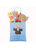 Mr. & Mrs. Panda Schultertasche Religionslehrer Herz mit Spruch in Sky Blue