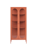 Beliani Vitrine FOXTON in Braun - (W) 80 x (H) 181 x (L) 35 cm