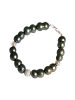 Gemshine Armband Barock Zuchtperlen Tahiti Grau in silver coloured