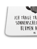 Mr. & Mrs. Panda Tischuntersetzer Stinktier  mit Spruch in Weiß