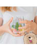 Mr. & Mrs. Panda Whiskeyglas Bär Königin mit Spruch in Transparent