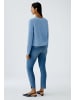 Oui Strickjacke LAFONYA in lt blue white