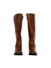 Divine Factory Stiefel mit Reißverschluss Braun
