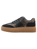 Marco Tozzi Sneaker in BLACK/LEO