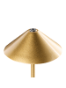 Beliani Tischlampe für den Außenbereich MODJO in Gold - (W) 16 x (H) 30 x (L) 16 cm