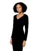 Vera Mont Abendkleid langarm in Schwarz