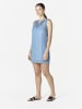 KOROSHI Kleid mit besticktem Denim-Effekt in blau