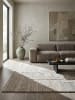 KADIMA DESIGN Wollteppich EDALE Reliefstruktur Natur handgetuftet 100% Wolle 6mm Kurzflor 140x200cm in Natur