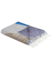 Beliani Kuscheldecke YALADI in Bunt/Schwarz/Blau - (W) 130 x (H) 0.3 x (L) 170 cm