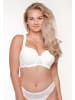 Linga Dore Linga Dore DAILY T-Shirt BH - Plus Size in Elfenbein