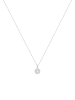 Elli Halskette 925 Sterling Silber Buchstabe, Buchstabe - N, Plättchen in Silber