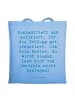 Mr. & Mrs. Panda Shopping Tasche Spruch Prüfungen bestehen mit S... in Sky Blue