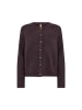 soyaconcept Strickjacke SC_ORLEAN in 95120 PLUM PERFECT MELANGE