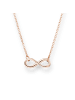 Glanzstücke München Halskette Infinity Sterling Silber in roségold
