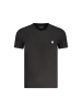 Guess Jeans Schwarzes Baumwoll-T-Shirt