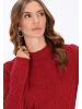 faina Women Sweater in burgundy