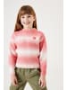 Garcia Strickpullover mit Farbverlauf in dark blush