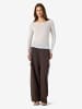 Noisy may Bluse in White Melange1