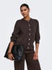ONLY Strickjacke in Chocolate Brown