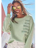 Buffalo Sweatshirt in jade