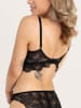 Erlich Textil  CLASSY LACE TRIANGEL-BH in schwarz
