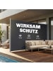 Outsunny Seitenmarkise in Dunkelgrau 420L x 5B x 185H cm