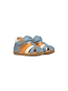 Geox Ledersandale Kind Macchia B254VA Blau