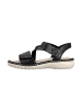 rieker Ledersandalen Schwarz