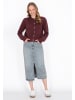 myMo Women Cardigan in burgundy