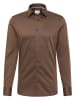 Eterna Hemd SLIM FIT in dunkelbraun
