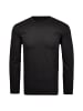 Ragman Longsleeve 1er Pack in Schwarz
