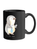 Mr. & Mrs. Panda Becher Zahntechniker Lächeln mit Spruch in Schwarz