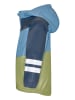 Playshoes Regen-Jacke 3-in-1 in oliv/petrol