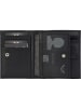 VLD VOi Leather Design Soft Rick Geldbörse Leder 10 cm schwarz