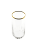 Pasabahce Pasabahce 420695 Nova Trinkglas Set 4-teilig mit elegantem in Gold