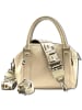 Florence Florence Umhängetasche, Citytasche Leder beige ca. 22cm
