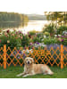 relaxdays 3 x Rankgitter in Orange - (B)45 x (H)270 cm