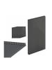 relaxdays 14 x Doppelstegplatten in Anthrazit - 4 mm
